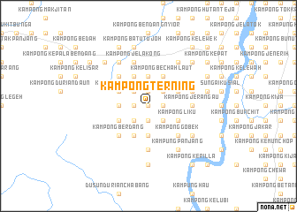 map of Kampong Terning