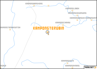 map of Kampong Terubin