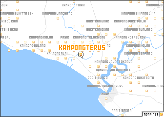 map of Kampong Terus