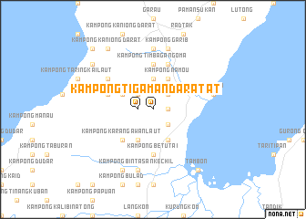 map of Kampong Tigaman Darat