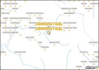 map of Kampong Tigol