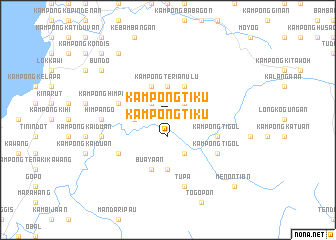 map of Kampong Tiku