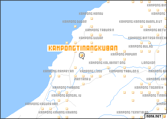 map of Kampong Tinangkuban