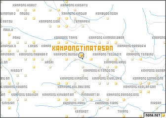 map of Kampong Tinatasan