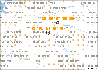 map of Kampong Tinompok