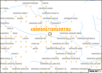 map of Kampong Tiong Ratau