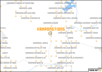 map of Kampong Tiong