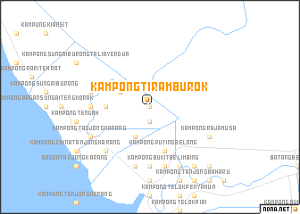 map of Kampong Tiram Burok