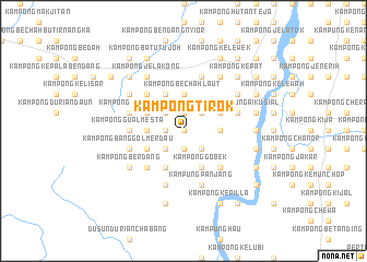 map of Kampong Tirok