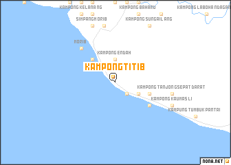 map of Kampong Titib