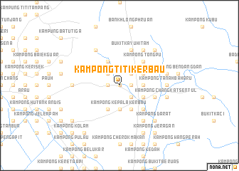 map of Kampong Titi Kerbau