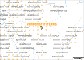 map of Kampong Titi Teras