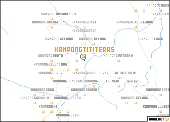 map of Kampong Titi Teras