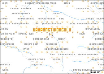 map of Kampong Tivong Ulu