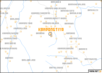 map of Kampong Tiya
