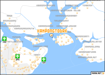 map of Kampong Todak