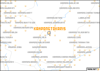 map of Kampong Tok Aris