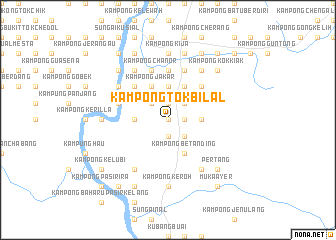 map of Kampong Tok Bilal