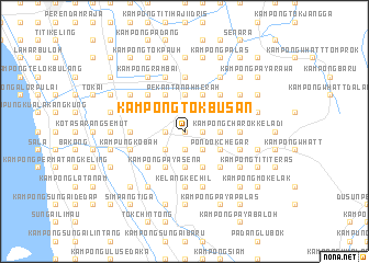map of Kampong Tok Busan