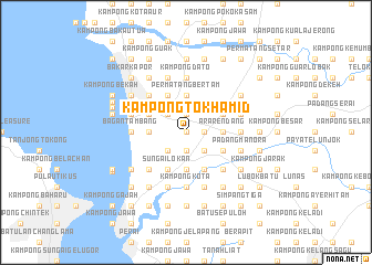 map of Kampong Tok Hamid