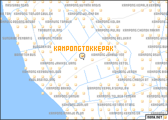 map of Kampong Tok Kepak