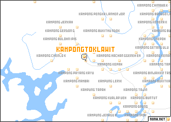 map of Kampong Tok Lawit