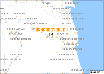 map of Kampong Tok Lek