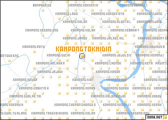 map of Kampong Tok Midin