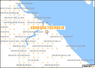 map of Kampong Tok Pakir