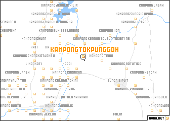map of Kampong Tok Punggoh