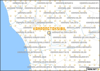 map of Kampong Tok Sibil