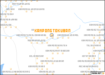 map of Kampong Tok Uban