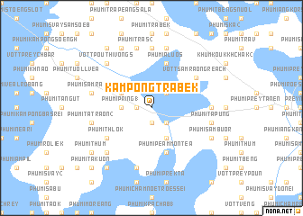 map of Kâmpóng Trâbêk