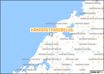 map of Kampong Trang Belud