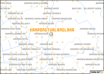 map of Kampong Tualang Lama