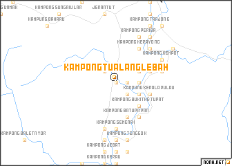 map of Kampong Tualang Lebah