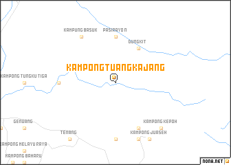 map of Kampong Tuang Kajang