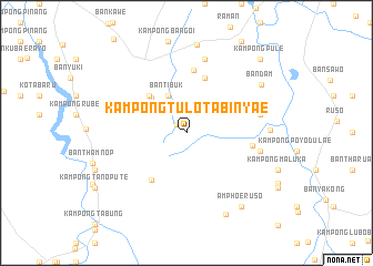 map of Kampong Tulotabinyae