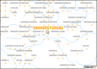 map of Kampong Tungau