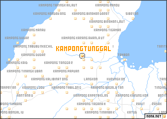 map of Kampong Tunggal