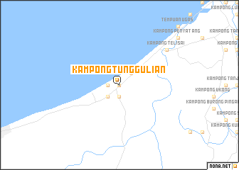 map of Kampong Tunggulian