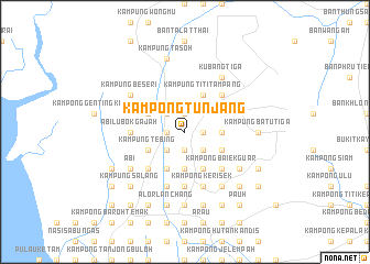 map of Kampong Tunjang