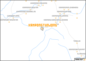 map of Kampong Tunjong