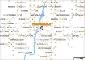 map of Kampong Ujit