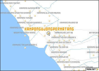 map of Kampong Ujong Permatang