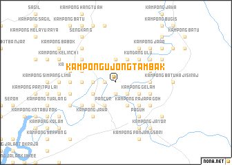 map of Kampong Ujong Tambak