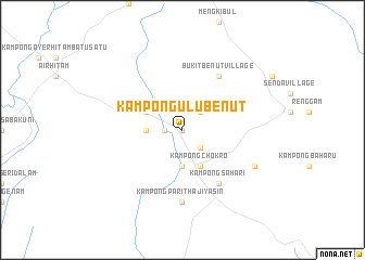 map of Kampong Ulu Benut