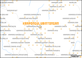 map of Kampong Ulu Bintongan