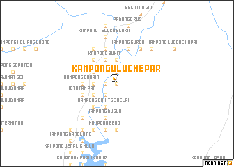 map of Kampong Ulu Chepar