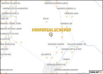 map of Kampong Ulu Chepor